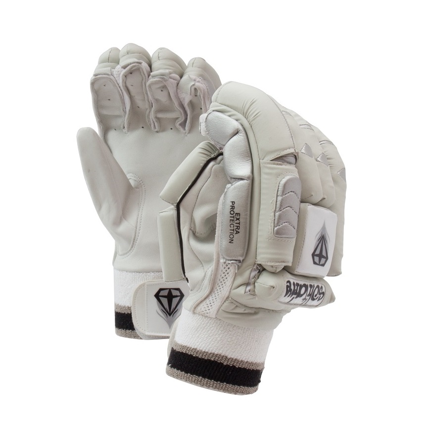 Solitaire Batting Gloves Banner White